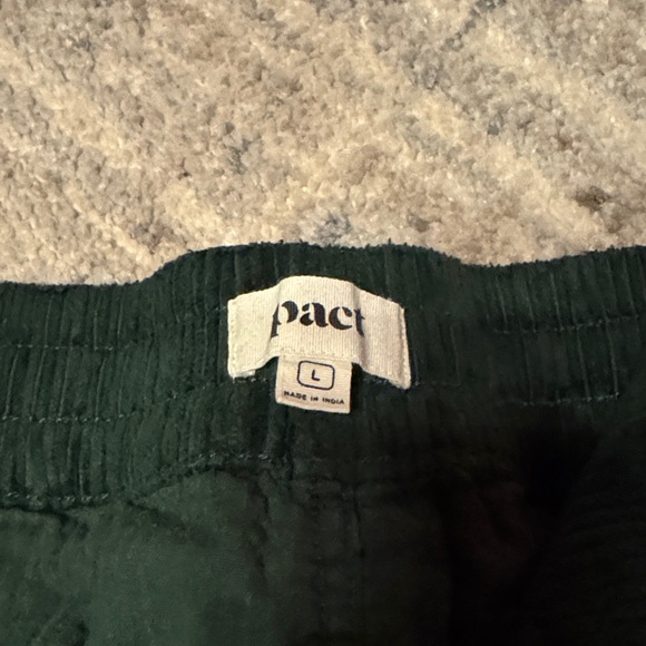 Pact Green Corduroy Pants - Picture 2 of 3